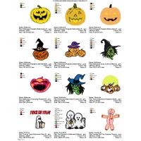 12 Halloween Embroidery Designs Collection 12